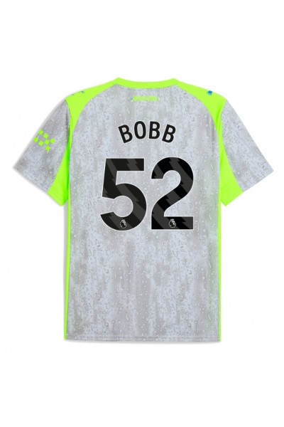 Manchester City Oscar Bobb #52 Jalkapallovaatteet Kolmaspaita 2025-26 Lyhythihainen Manchester City Oscar Bobb #52 Jalkapallovaatteet Kolmaspaita 2025-26 Lyhythihainen